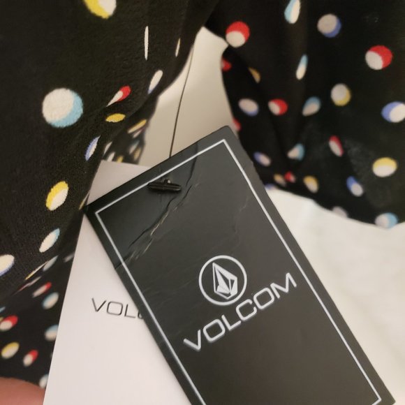 NWT Volcom April March Polka Dot Dress S - Picture 3 of 8